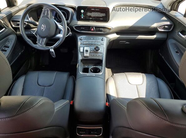 5NMS4DAL2MH309388 2021 HYUNDAI SANTA Black Widok deski rozdzielczej