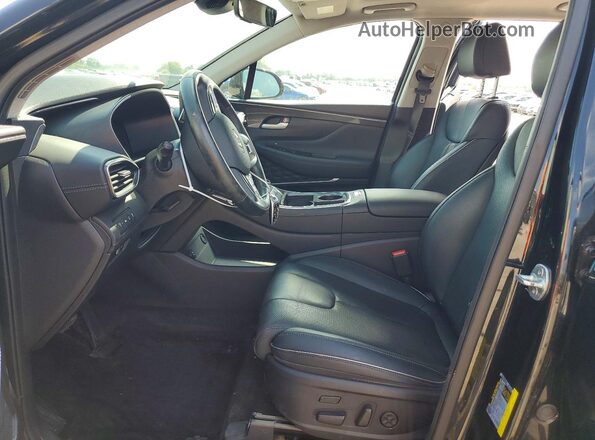 5NMS4DAL2MH309388 2021 HYUNDAI SANTA Black Widok wnętrza z przodu
