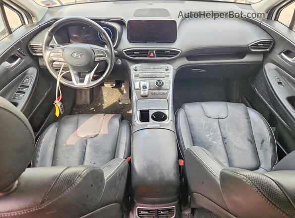 5NMS4DAL2PH532647 2023 HYUNDAI SANTA White Dashboard view