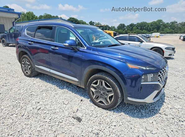 5NMS4DAL3PH541261 2023 HYUNDAI SANTA Синий Передняя правая четверть