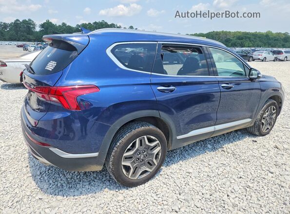 5NMS4DAL3PH541261 2023 HYUNDAI SANTA Синий Задняя правая четверть