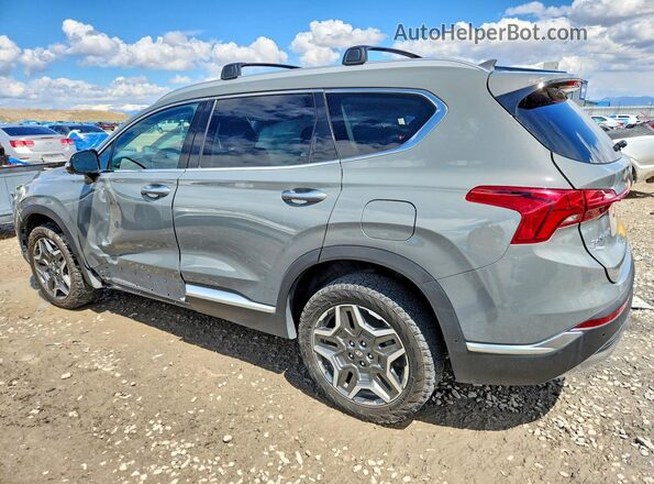 5NMS4DAL6MH370503 2021 HYUNDAI SANTA Серый Задняя левая четверть