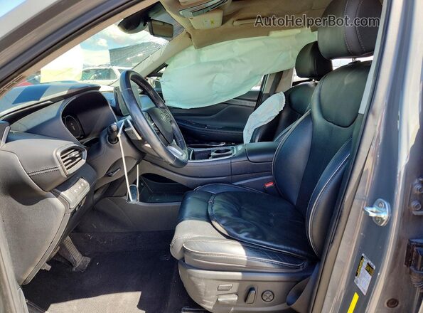 5NMS4DAL6MH370503 2021 HYUNDAI SANTA Серый Вид салона спереди