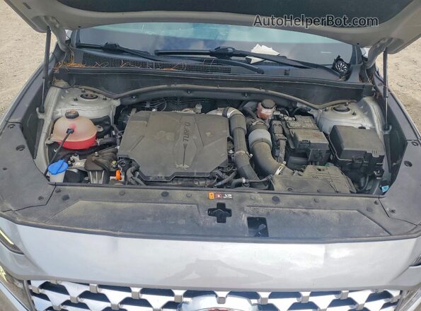 5NMS4DAL6NH462602 2022 HYUNDAI SANTA Silver Vista interior trasera