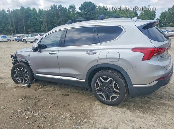 5NMS4DAL6NH462602 2022 HYUNDAI SANTA Silver Trasero izquierdo