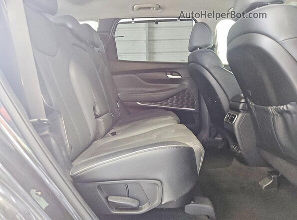 5NMS4DAL9PH571848 2023 HYUNDAI SANTA Black Vista de los asientos traseros