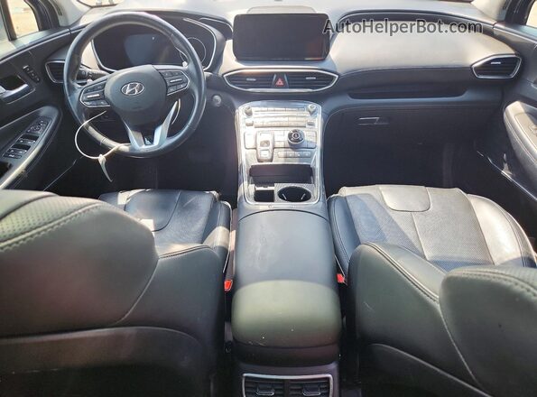 5NMS4DALXMH315519 2021 HYUNDAI SANTA Синий Вид панели приборов