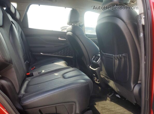 5NMS53AA1KH122369 2019 HYUNDAI SANTA Red Vista interior trasera