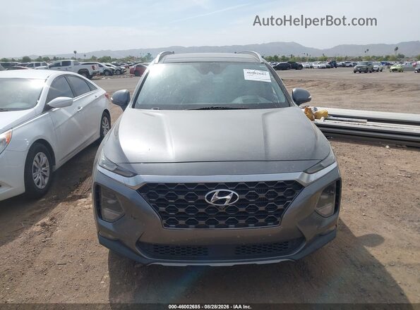 5NMS53AA2KH129203 2019 HYUNDAI SANTA FE Gray Widok zestawu wskaźników