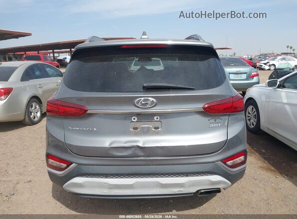5NMS53AA2KH129203 2019 HYUNDAI SANTA FE Gray 