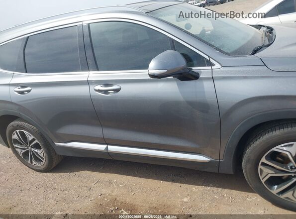 5NMS53AA2KH129203 2019 HYUNDAI SANTA FE Gray Widok wnętrza z tyłu