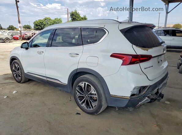 5NMS53AA2LH155298 2020 HYUNDAI SANTA White Հետևի ձախ