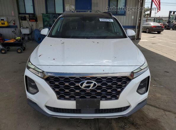 5NMS53AA2LH155298 2020 HYUNDAI SANTA White Դիմացի տեսք