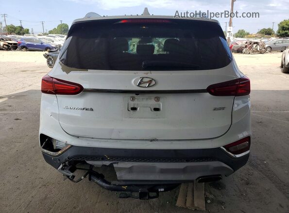 5NMS53AA2LH155298 2020 HYUNDAI SANTA White Հետևի տեսք