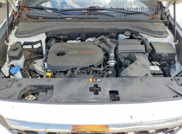 5NMS53AA2LH155298 2020 HYUNDAI SANTA White Շարժիչի բաժամունքի տեսք