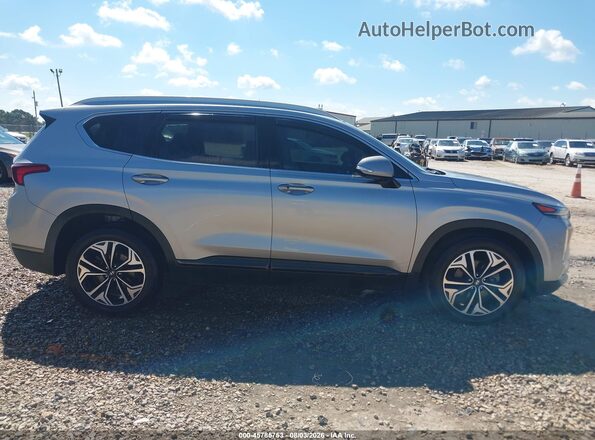 5NMS53AA2LH306169 2020 HYUNDAI SANTA FE Silver Rear interior view