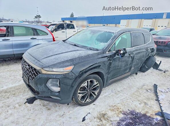 5NMS53AA4KH057078 2019 HYUNDAI SANTA Black Rear right
