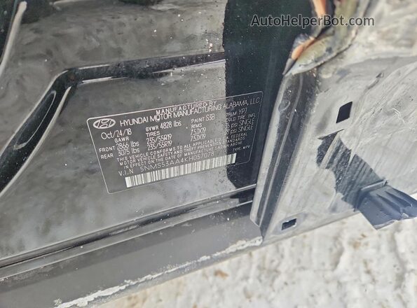 5NMS53AA4KH057078 2019 HYUNDAI SANTA Black 