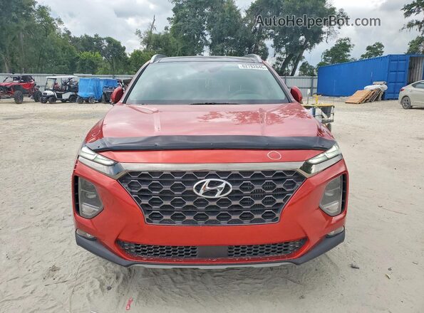 5NMS53AA4KH101581 2019 HYUNDAI SANTA Red Widok z przodu