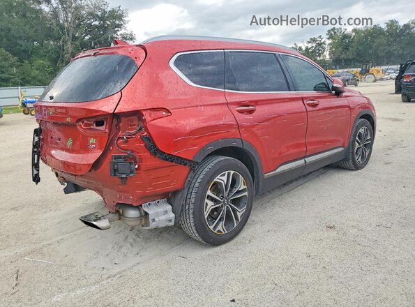 5NMS53AA4KH101581 2019 HYUNDAI SANTA Red Tył prawy