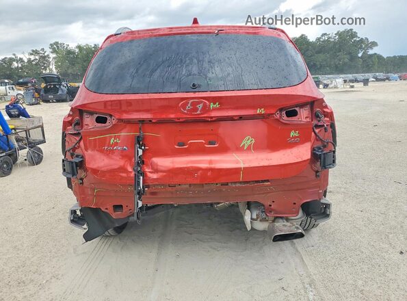 5NMS53AA4KH101581 2019 HYUNDAI SANTA Red Widok z tyłu