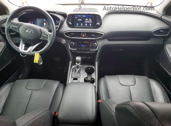 5NMS53AA4KH101581 2019 HYUNDAI SANTA Red Widok deski rozdzielczej
