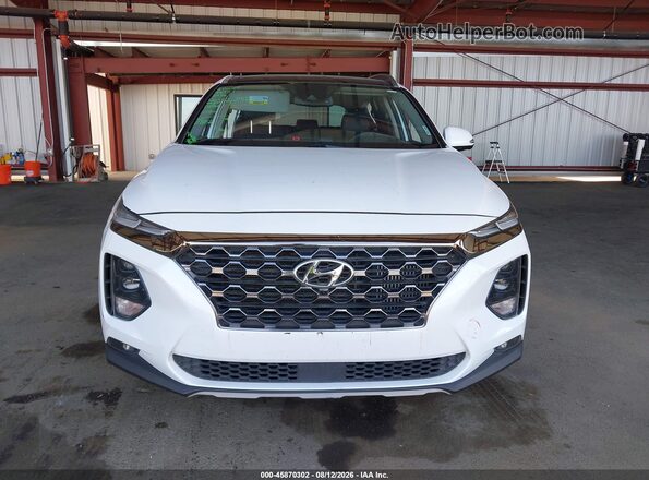 5NMS53AA4LH213752 2020 HYUNDAI SANTA FE White Սալոնի հետևի տեսք