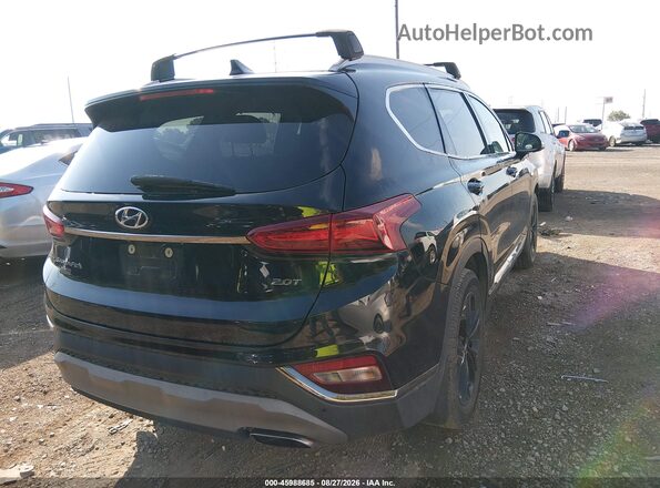 5NMS53AA5KH031024 2019 HYUNDAI SANTA FE Black Հետևի աջ