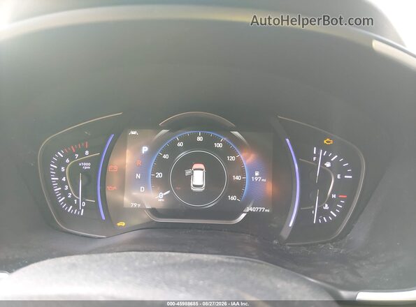 5NMS53AA5KH031024 2019 HYUNDAI SANTA FE Black Հետևի նստատեղերի տեսք