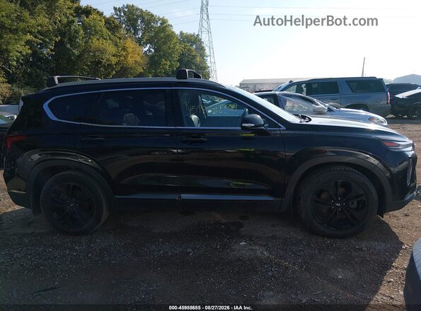 5NMS53AA5KH031024 2019 HYUNDAI SANTA FE Black Սալոնի հետևի տեսք