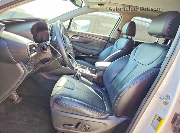 5NMS53AA5KH128594 2019 HYUNDAI SANTA White Front interior view