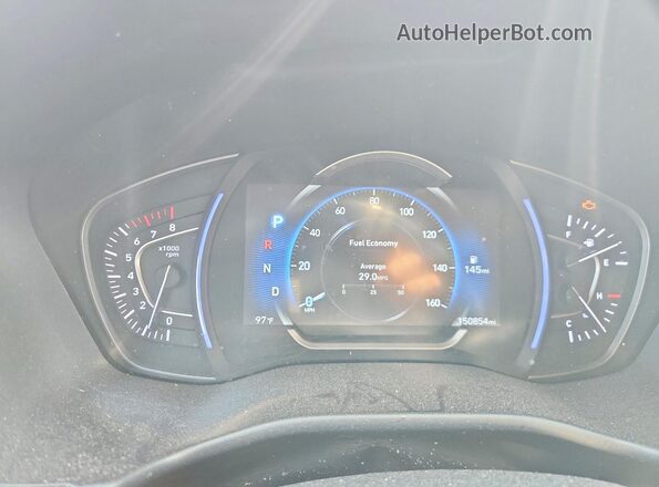 5NMS53AA5LH200914 2020 HYUNDAI SANTA Black Instrument cluster view