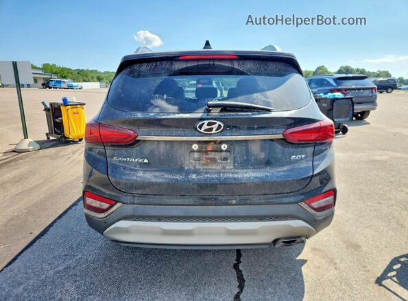 5NMS53AA5LH200914 2020 HYUNDAI SANTA Black Rear view