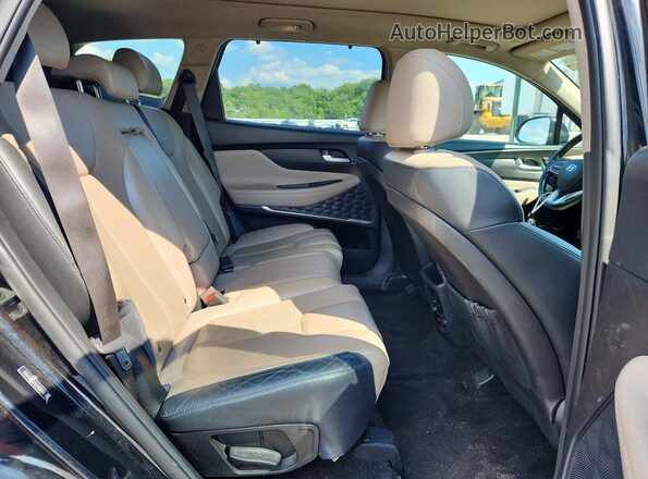 5NMS53AA5LH200914 2020 HYUNDAI SANTA Black Rear interior view