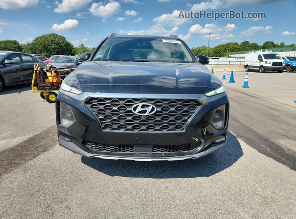 5NMS53AA5LH200914 2020 HYUNDAI SANTA Black 360 interior view