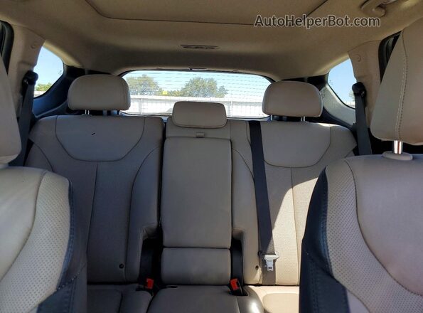 5NMS53AA6LH288615 2020 HYUNDAI SANTA Gray Vista de los asientos traseros