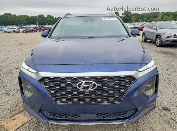 5NMS53AA7KH106399 2019 HYUNDAI SANTA Blue Դիմացի տեսք