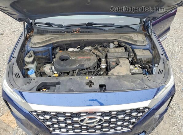 5NMS53AA7KH106399 2019 HYUNDAI SANTA Blue Շարժիչի բաժամունքի տեսք
