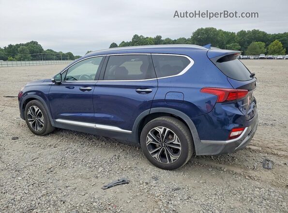 5NMS53AA7KH106399 2019 HYUNDAI SANTA Blue Հետևի ձախ