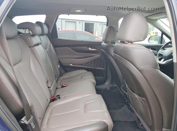 5NMS53AA7KH106399 2019 HYUNDAI SANTA Blue Սալոնի հետևի տեսք