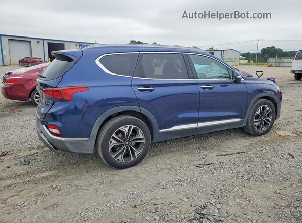 5NMS53AA7KH106399 2019 HYUNDAI SANTA Blue Հետևի աջ