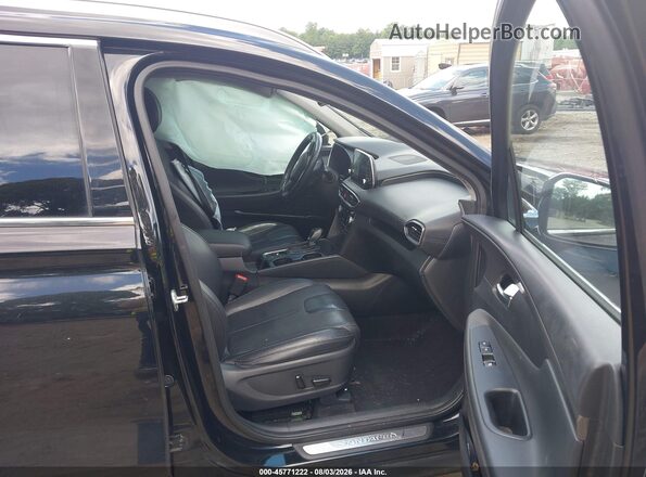 5NMS53AA7LH302165 2020 HYUNDAI SANTA FE Черный Вид салона спереди