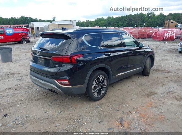 5NMS53AA7LH302165 2020 HYUNDAI SANTA FE Черный Задняя правая четверть