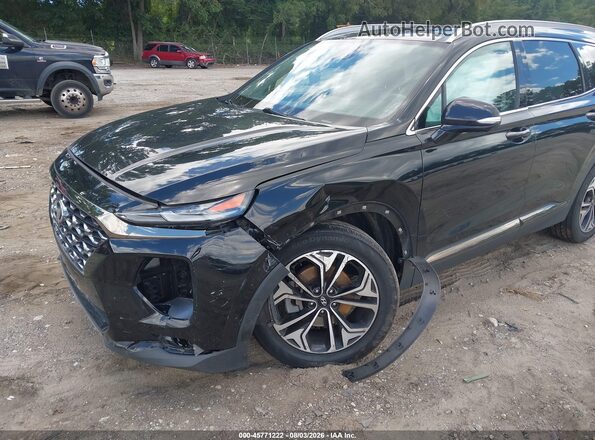 5NMS53AA7LH302165 2020 HYUNDAI SANTA FE Черный Вид спереди