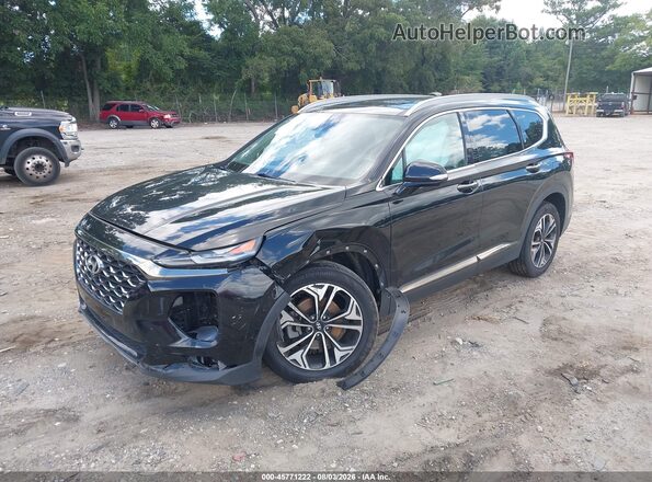 5NMS53AA7LH302165 2020 HYUNDAI SANTA FE Черный Передняя левая четверть