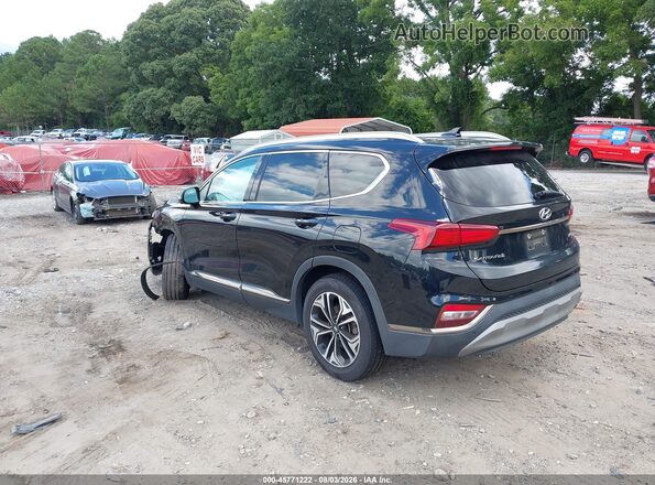 5NMS53AA7LH302165 2020 HYUNDAI SANTA FE Черный Задняя левая четверть