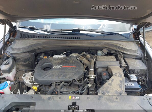 5NMS53AA7LH302165 2020 HYUNDAI SANTA FE Черный Вид сзади