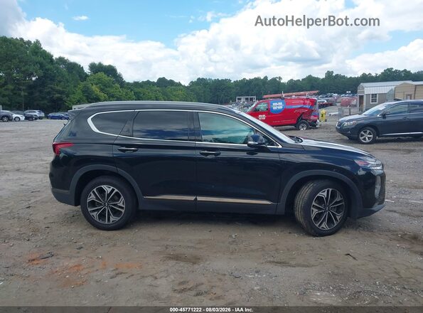 5NMS53AA7LH302165 2020 HYUNDAI SANTA FE Черный Вид задней части салона