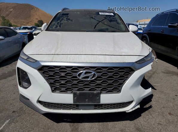 5NMS53AA9KH037330 2019 HYUNDAI SANTA Белый Вид спереди