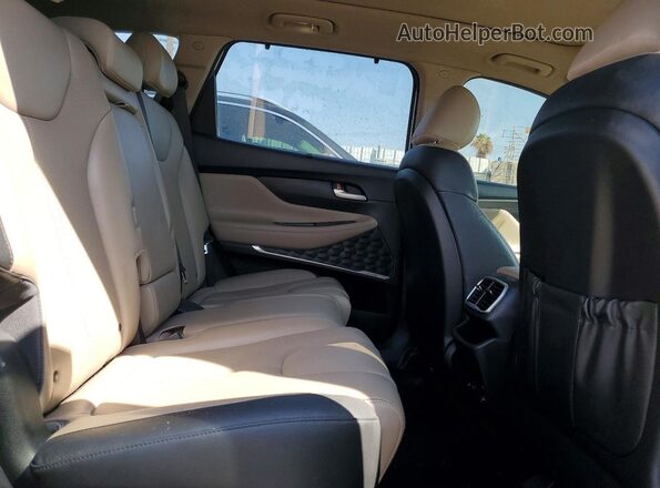5NMS53AA9KH037330 2019 HYUNDAI SANTA Белый Вид задней части салона